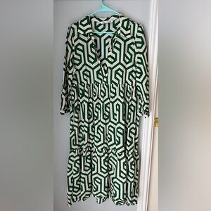 Zara Geometric Print Dress